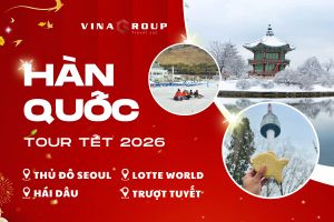 [Tết 2026] (Mùng 3) Tour Hàn Quốc: Seoul - Ski Resort - Lotte World
